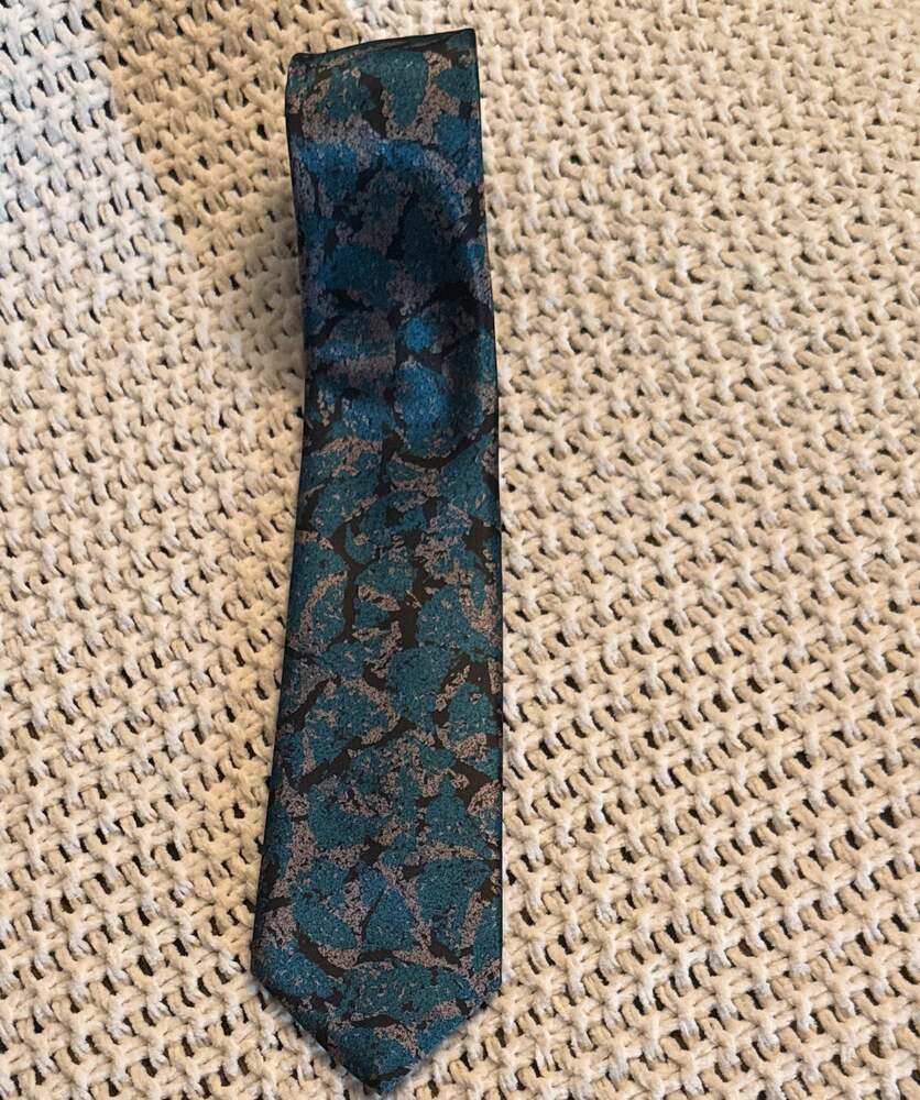 Prochownick Mailand New 100% Seide Made IN Italien Blue Paisley Tie